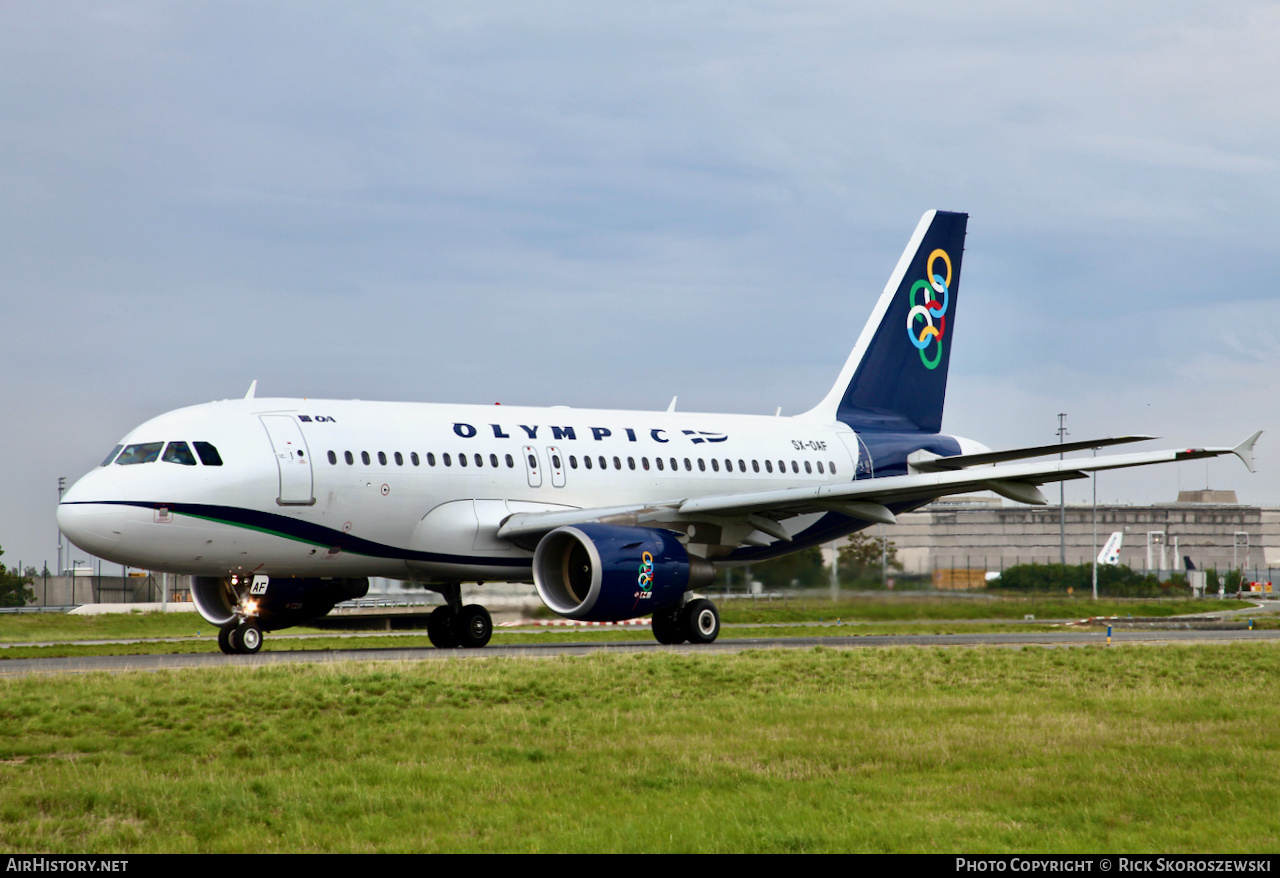 Aircraft Photo of SX-OAF | Airbus A319-112 | Olympic | AirHistory.net #372539