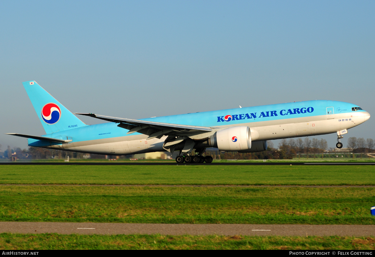 Aircraft Photo of HL8285 | Boeing 777-FB5 | Korean Air Cargo | AirHistory.net #372566