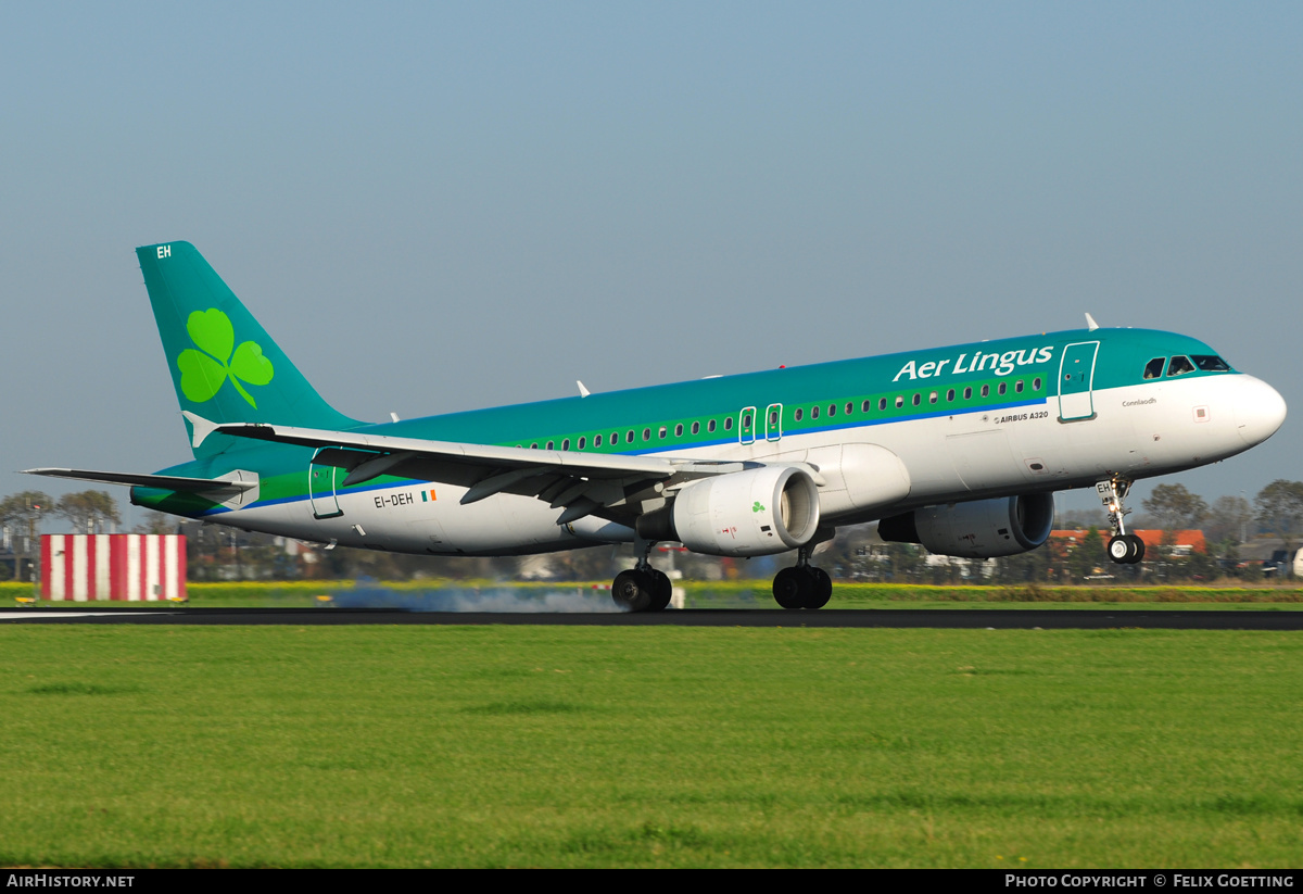 Aircraft Photo of EI-DEH | Airbus A320-214 | Aer Lingus | AirHistory.net #372568