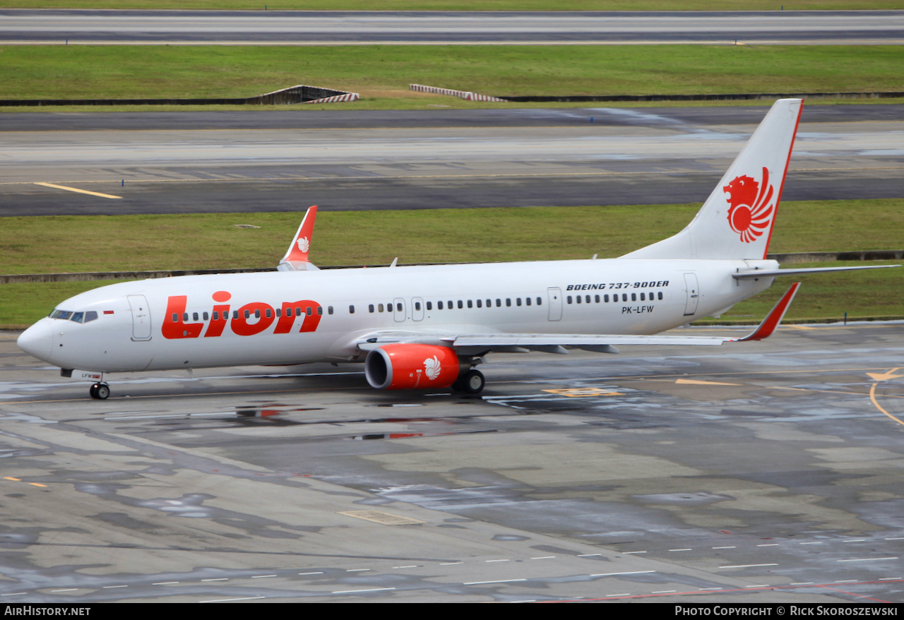 Aircraft Photo of PK-LFW | Boeing 737-9GP/ER | Lion Air | AirHistory.net #372570