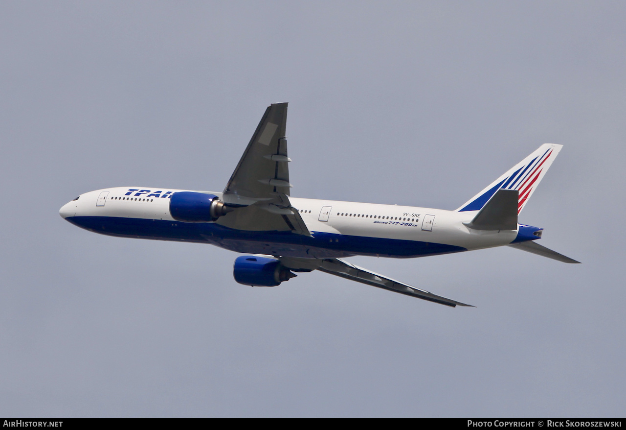 Aircraft Photo of 9V-SRE | Boeing 777-212/ER | Transaero Airlines | AirHistory.net #372574