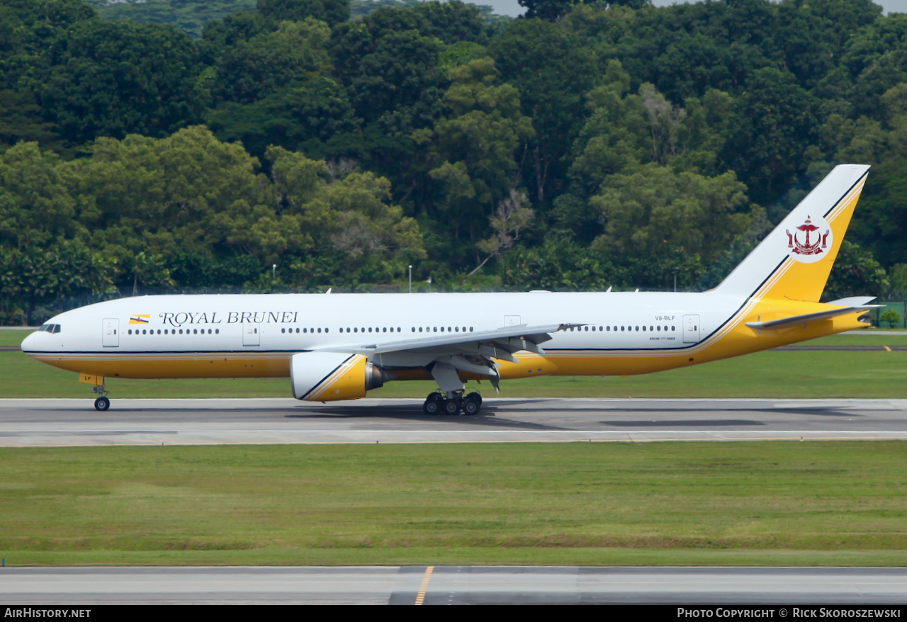 Aircraft Photo of V8-BLF | Boeing 777-212/ER | Royal Brunei Airlines | AirHistory.net #372581