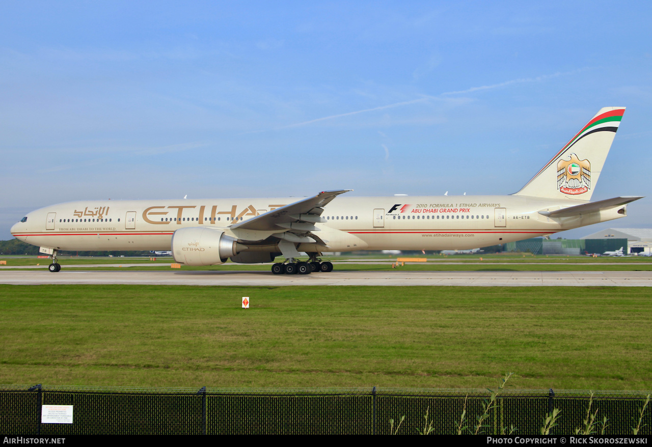 Aircraft Photo of A6-ETB | Boeing 777-3FX/ER | Etihad Airways | AirHistory.net #372595