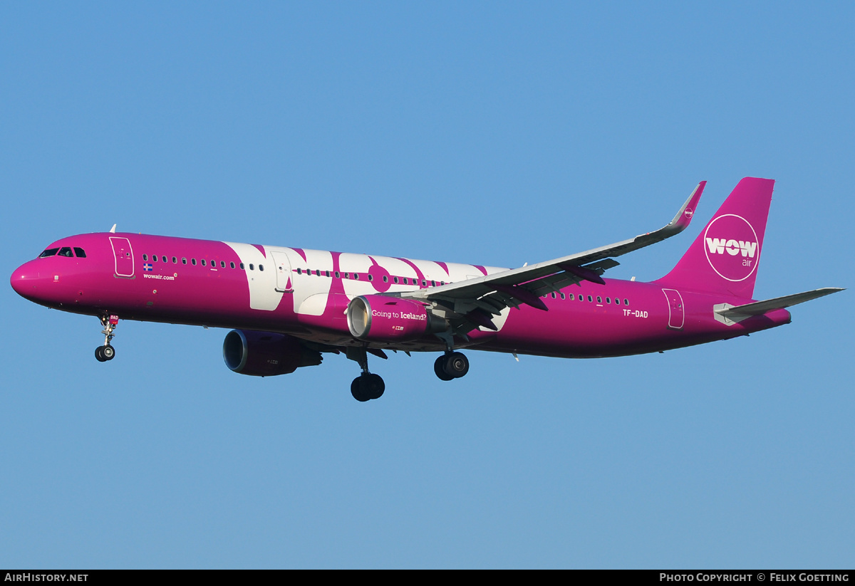 Aircraft Photo of TF-DAD | Airbus A321-211 | WOW Air | AirHistory.net #372601