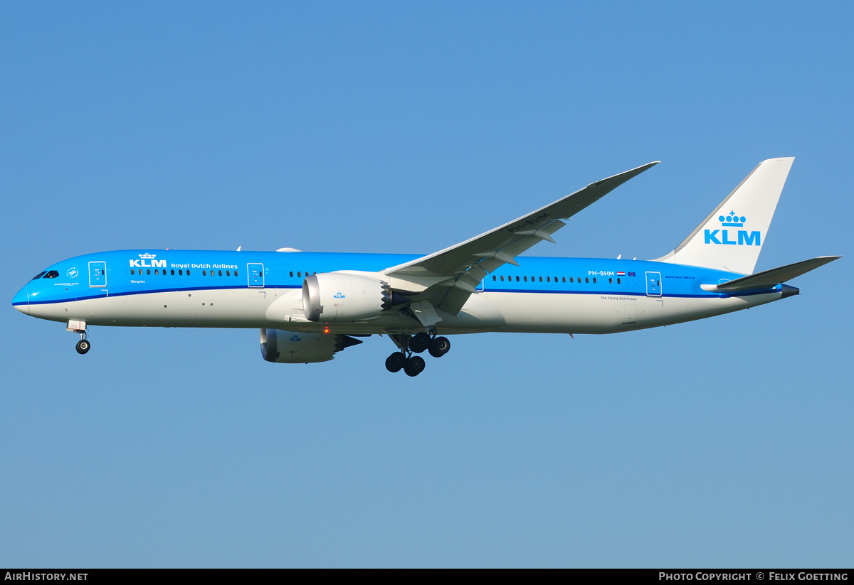 Aircraft Photo of PH-BHM | Boeing 787-9 Dreamliner | KLM - Royal Dutch Airlines | AirHistory.net #372602