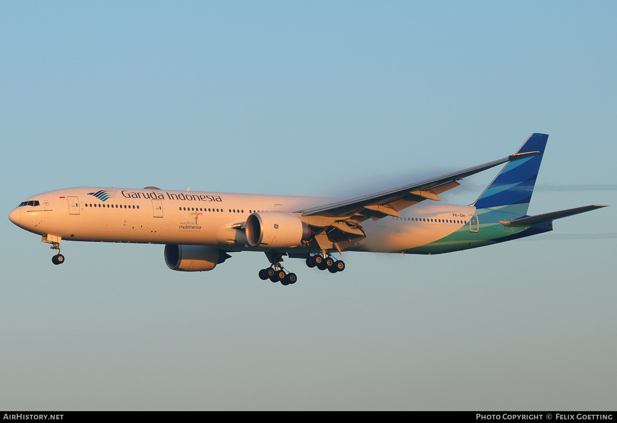 Aircraft Photo of PK-GIH | Boeing 777-3U3/ER | Garuda Indonesia | AirHistory.net #372625