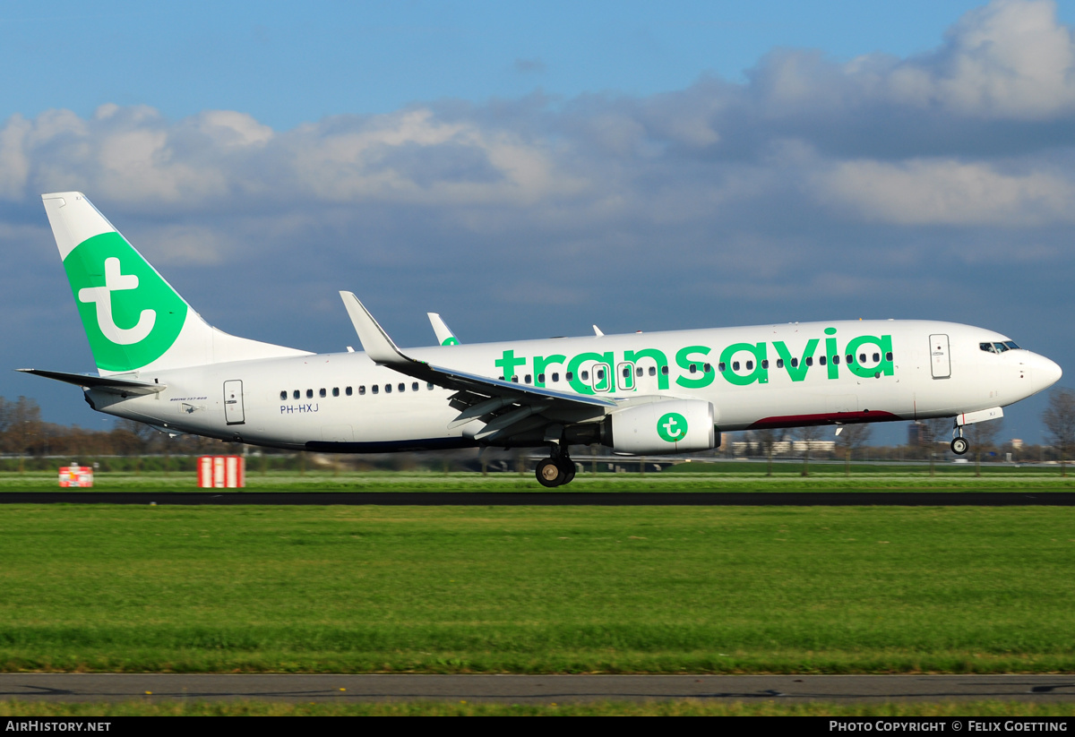Aircraft Photo of PH-HXJ | Boeing 737-800 | Transavia | AirHistory.net #372640