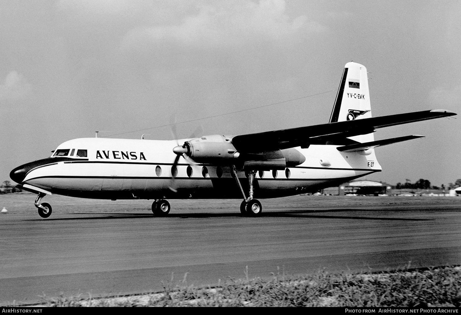 Aircraft Photo of YV-C-EVK | Fairchild F-27 | Avensa - Aerovías Venezolanas | AirHistory.net #372646