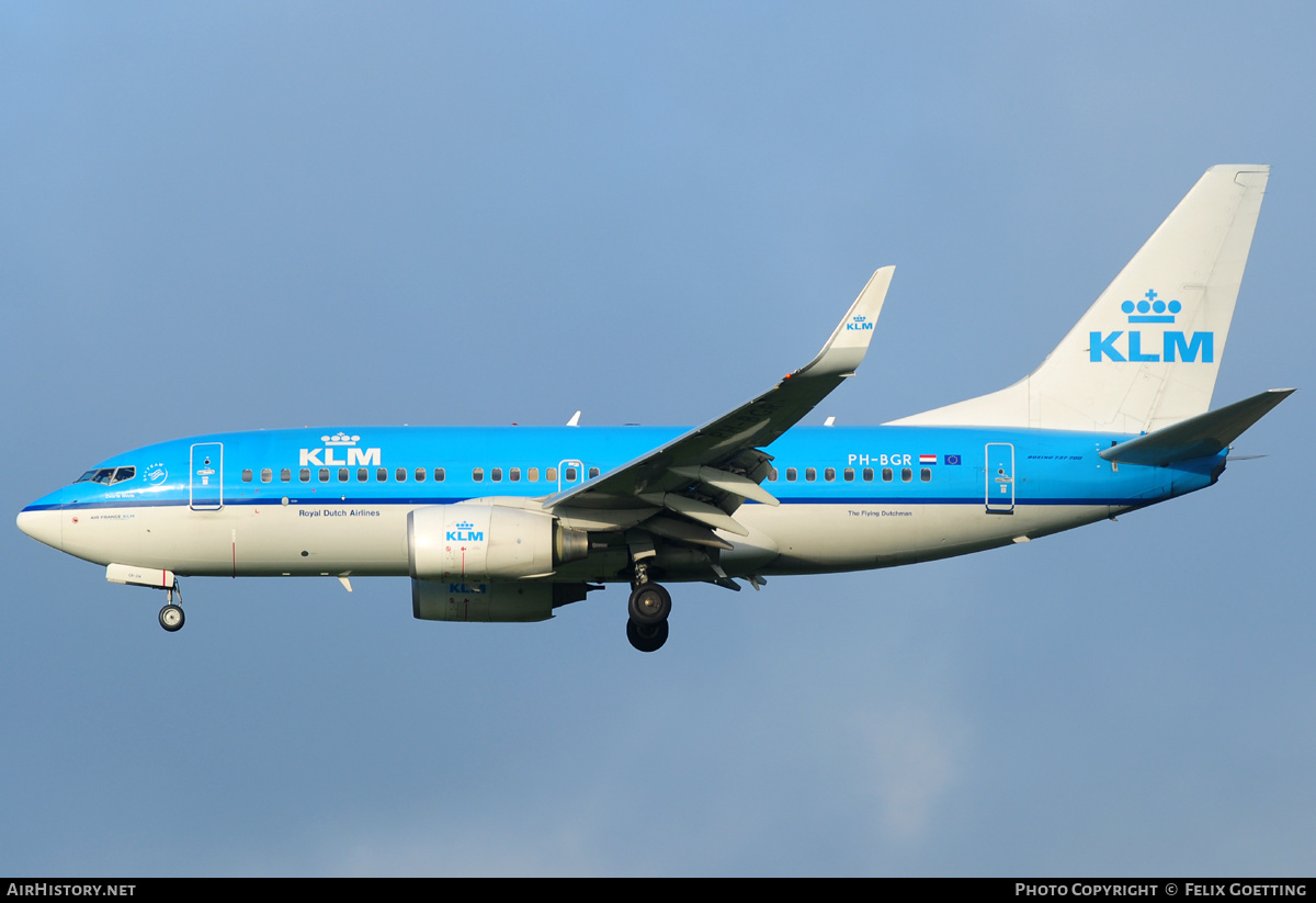 Aircraft Photo of PH-BGR | Boeing 737-7K2 | KLM - Royal Dutch Airlines | AirHistory.net #372649
