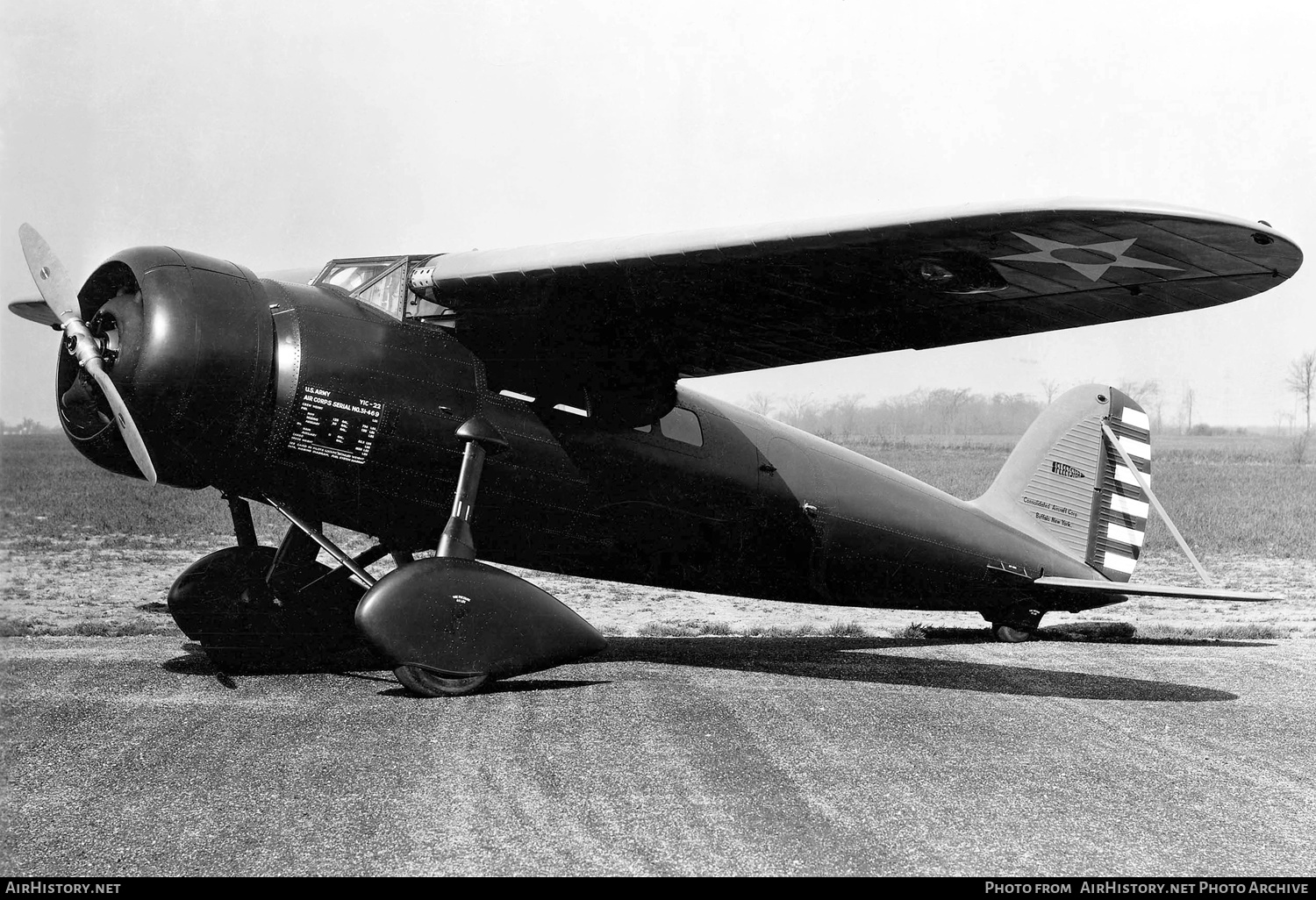 Aircraft Photo of 31-469 | Consolidated Y1C-22 (17-2) Fleetster | USA - Air Force | AirHistory.net #372654