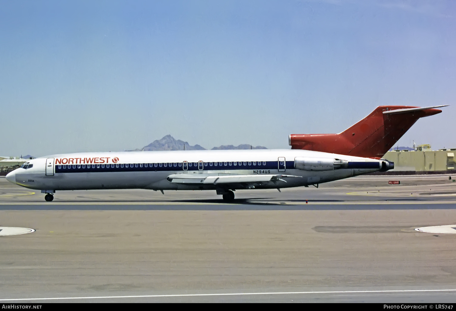 Aircraft Photo of N294US | Boeing 727-251/Adv | Northwest Airlines | AirHistory.net #372669
