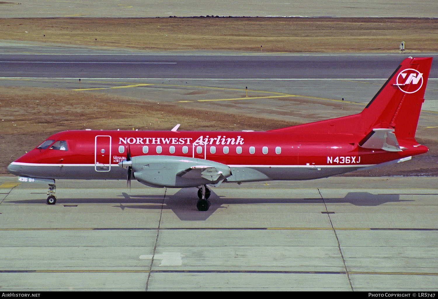Aircraft Photo of N436XJ | Saab 340B/Plus | Northwest Airlink | AirHistory.net #372675