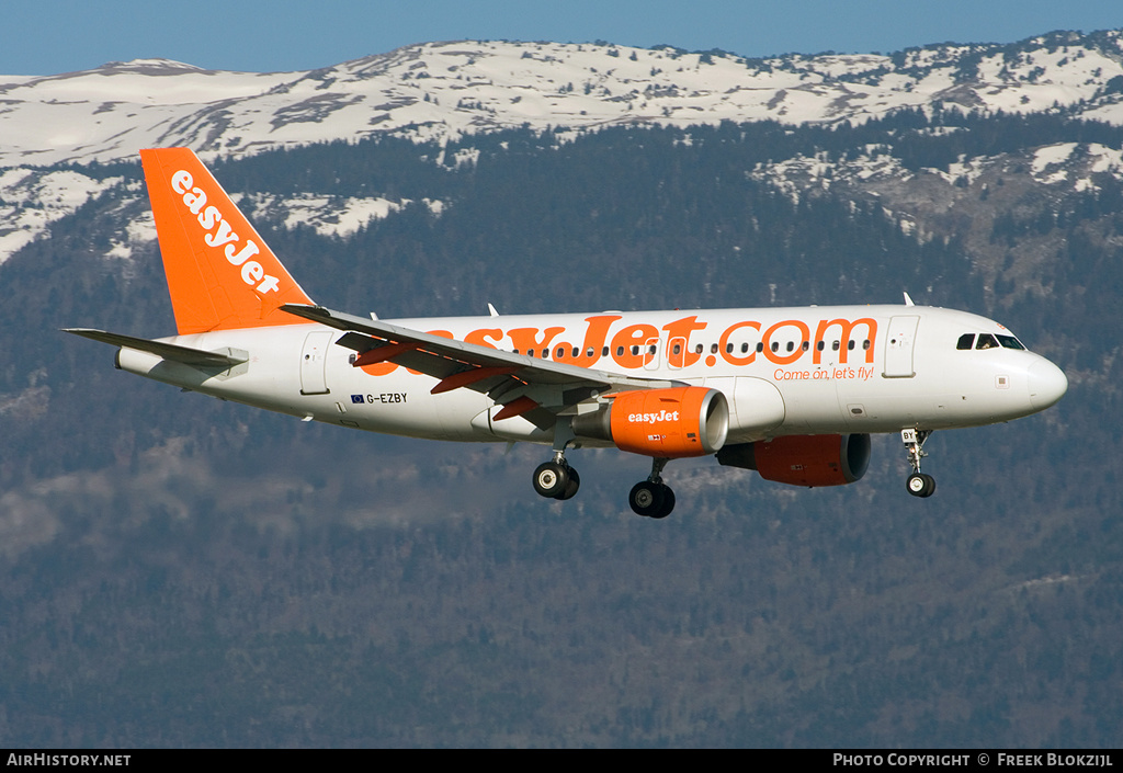 Aircraft Photo of G-EZBY | Airbus A319-111 | EasyJet | AirHistory.net #372680