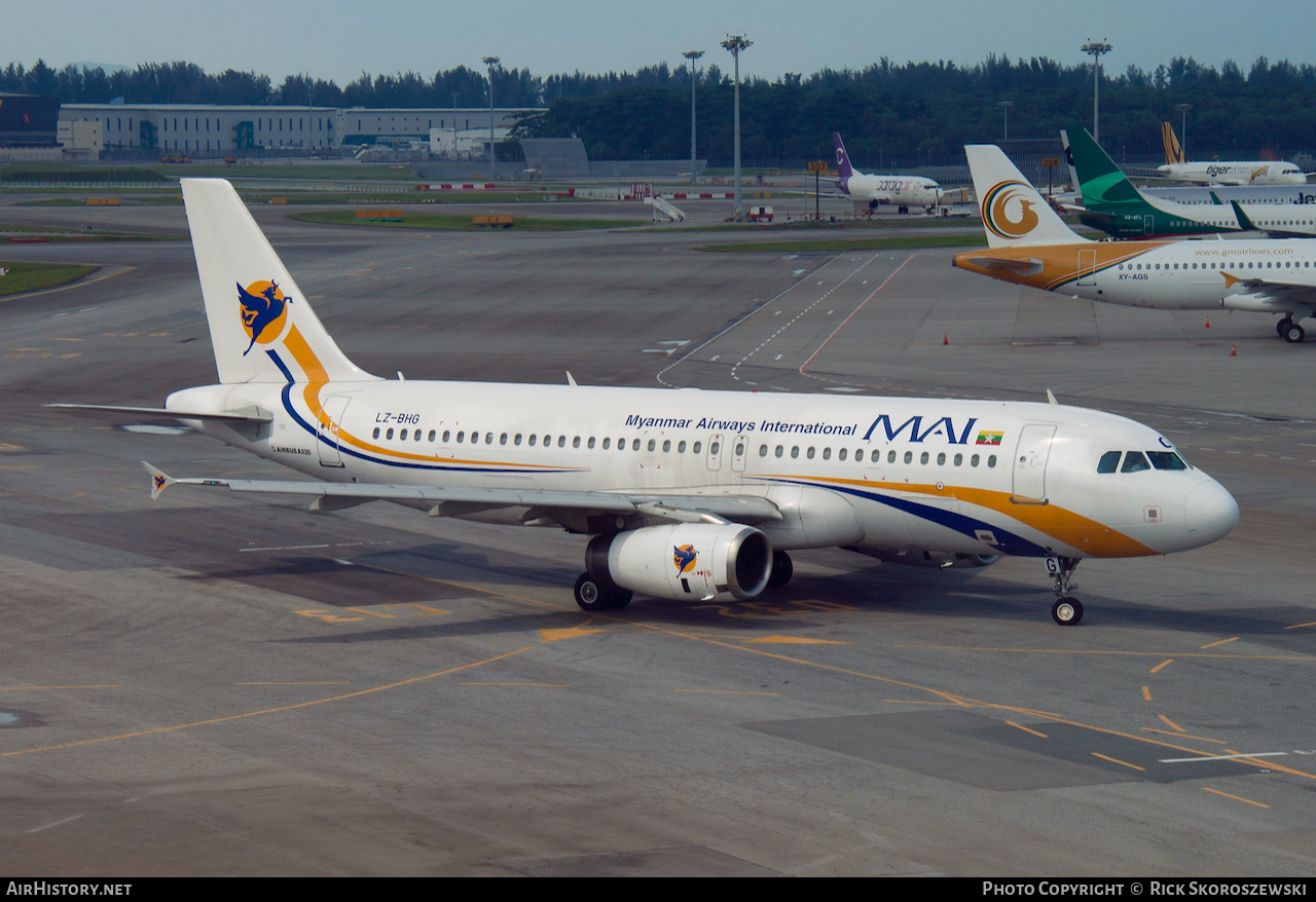 Aircraft Photo of LZ-BHG | Airbus A320-232 | Myanmar Airways International - MAI | AirHistory.net #372699