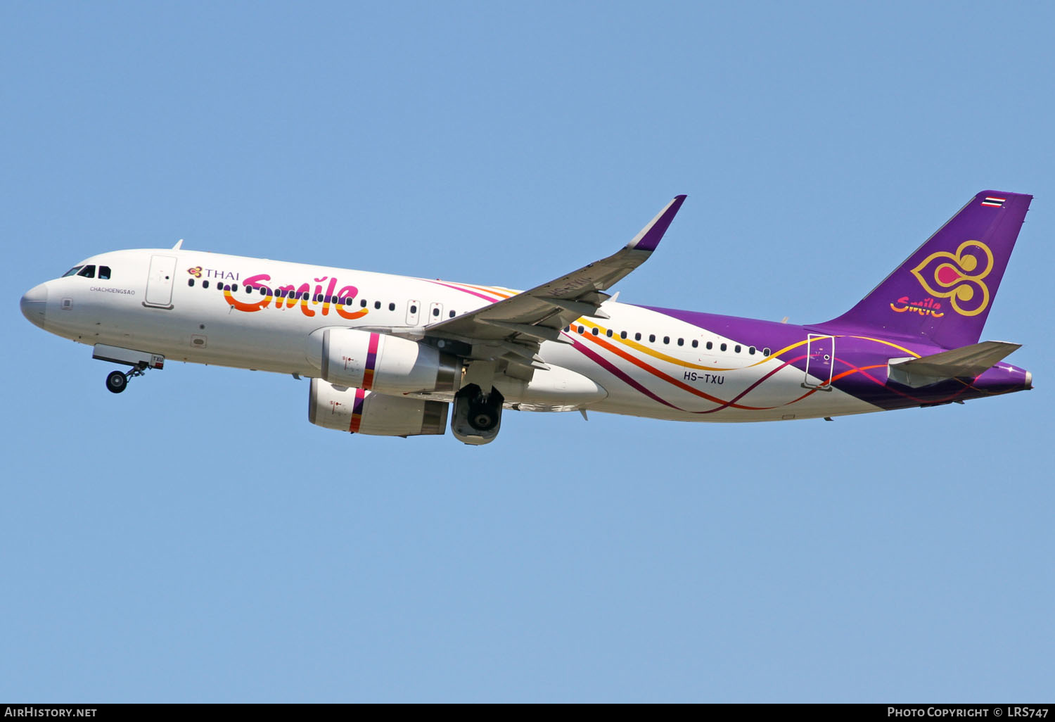 Aircraft Photo of HS-TXU | Airbus A320-232 | Thai Smile | AirHistory.net #372705