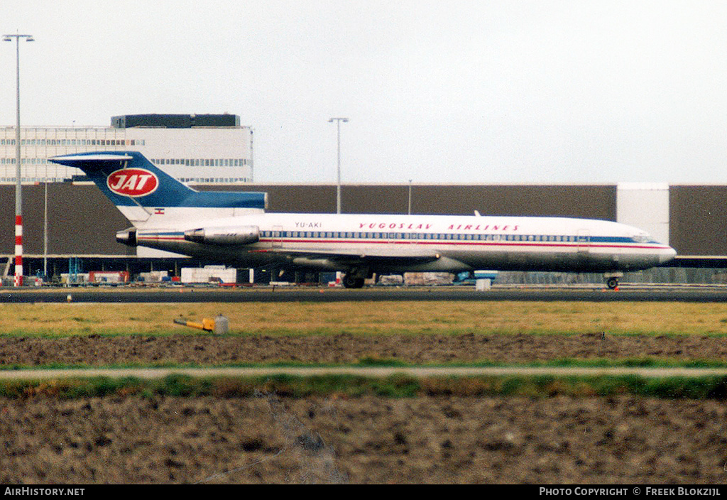 Aircraft Photo of YU-AKI | Boeing 727-2H9/Adv | JAT Yugoslav Airlines - Jugoslovenski Aerotransport | AirHistory.net #372719