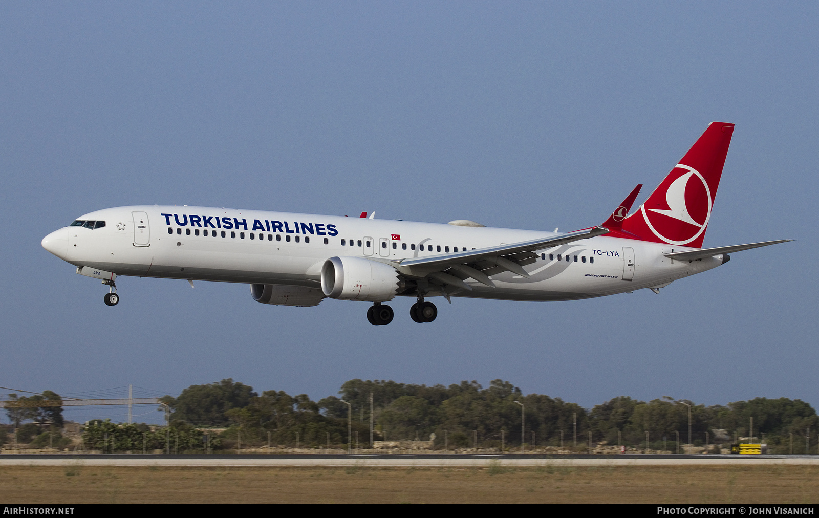 Aircraft Photo of TC-LYA | Boeing 737-9 Max 9 | Turkish Airlines | AirHistory.net #372735