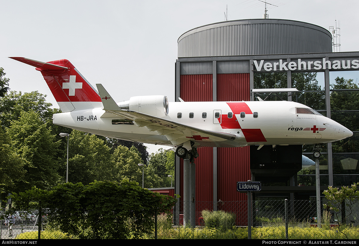 Aircraft Photo of HB-JRA | Bombardier Challenger 604 (CL-600-2B16) | REGA - Swiss Air Ambulance | AirHistory.net #372740