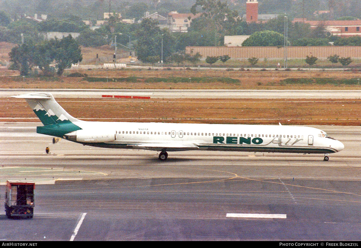 Aircraft Photo of N881RA | McDonnell Douglas MD-83 (DC-9-83) | Reno Air | AirHistory.net #372751