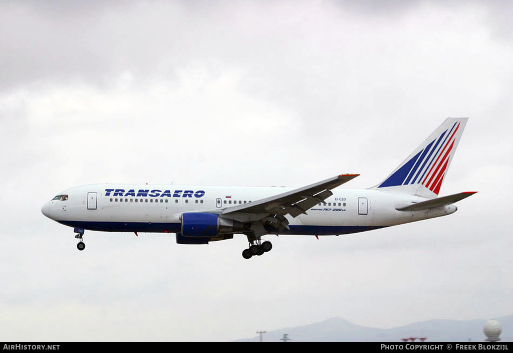 Aircraft Photo of EI-CZD | Boeing 767-216/ER | Transaero Airlines | AirHistory.net #372762