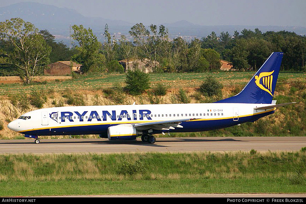 Aircraft Photo of EI-DHV | Boeing 737-8AS | Ryanair | AirHistory.net #372763