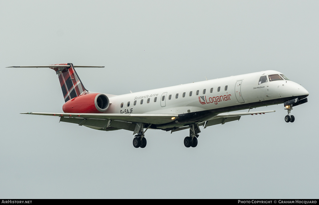 Aircraft Photo of G-SAJF | Embraer ERJ-145EP (EMB-145EP) | Loganair | AirHistory.net #372766