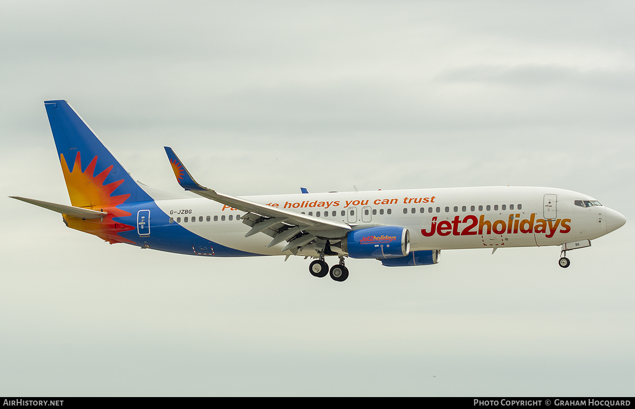 Aircraft Photo of G-JZBG | Boeing 737-800 | Jet2 Holidays | AirHistory.net #372771