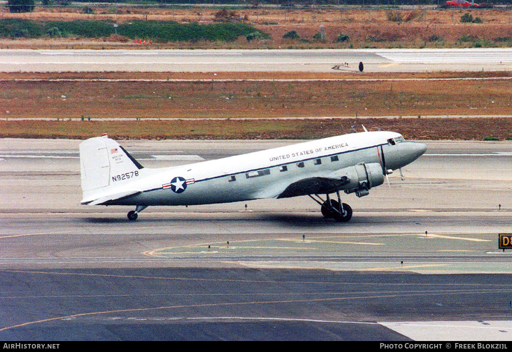 Aircraft Photo of N92578 | Douglas DC-3(C) | USA - Air Force | AirHistory.net #372780