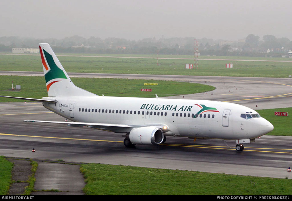 Aircraft Photo of LZ-BOW | Boeing 737-330 | Bulgaria Air | AirHistory.net #372788