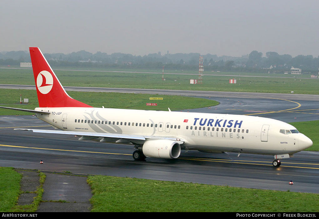 Aircraft Photo of TC-JGP | Boeing 737-8F2 | Turkish Airlines | AirHistory.net #372794