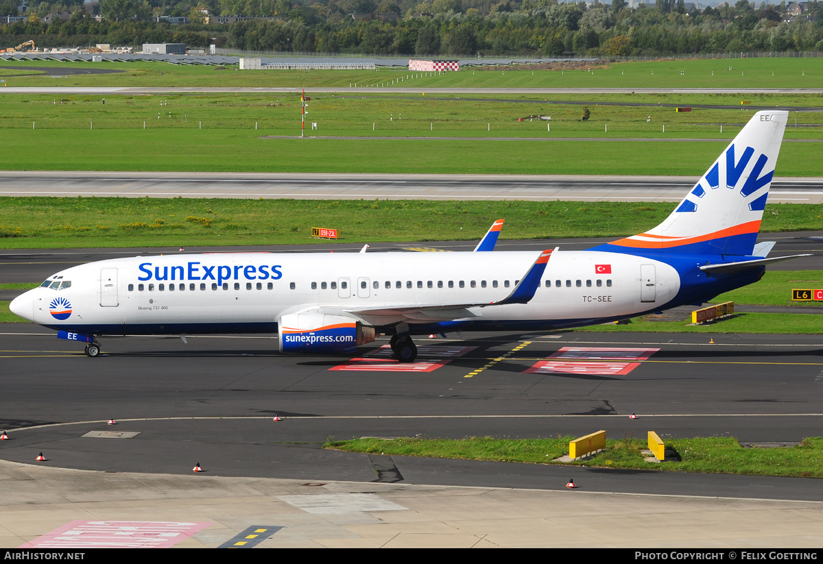 Aircraft Photo of TC-SEE | Boeing 737-8CX | SunExpress | AirHistory.net #372828