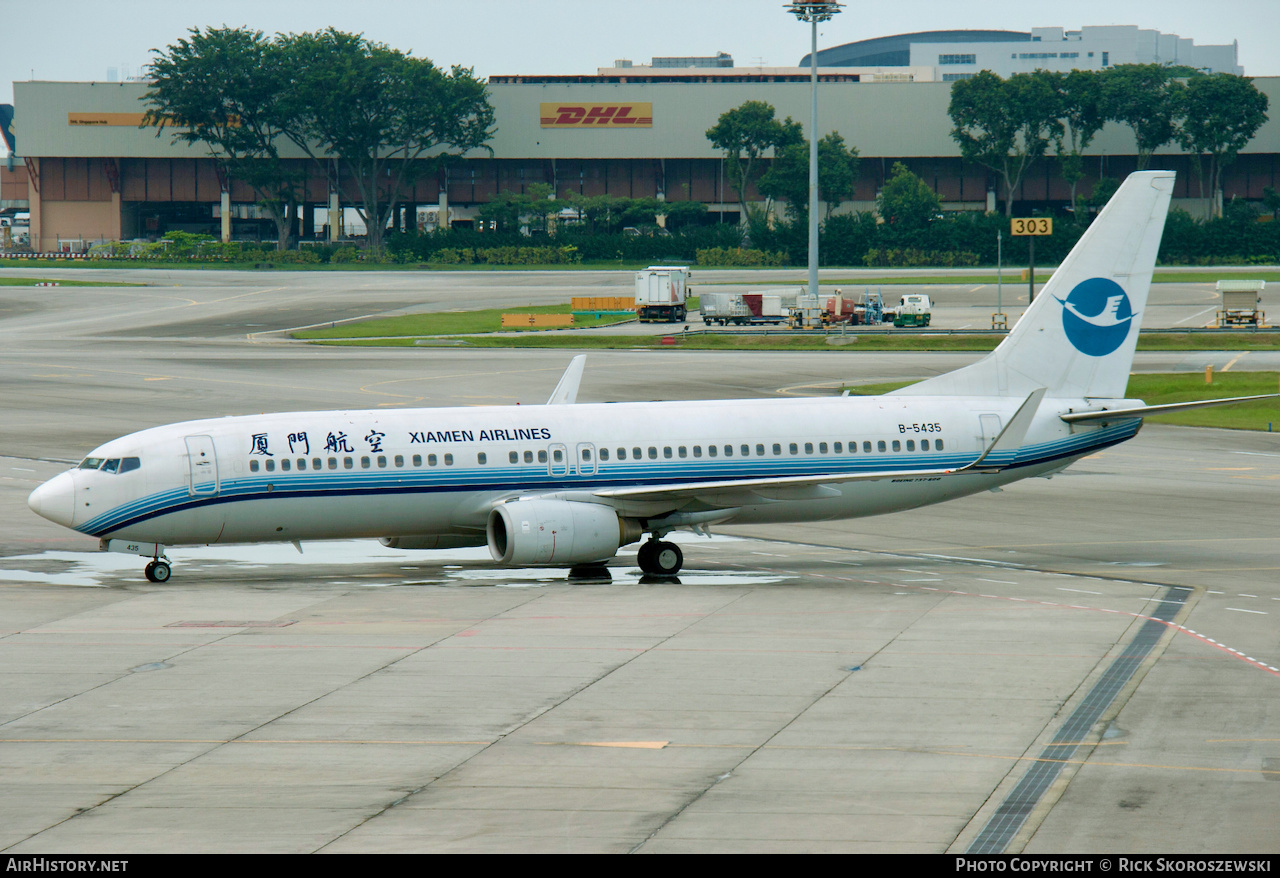 Aircraft Photo of B-5435 | Boeing 737-86N | Xiamen Airlines | AirHistory.net #372856