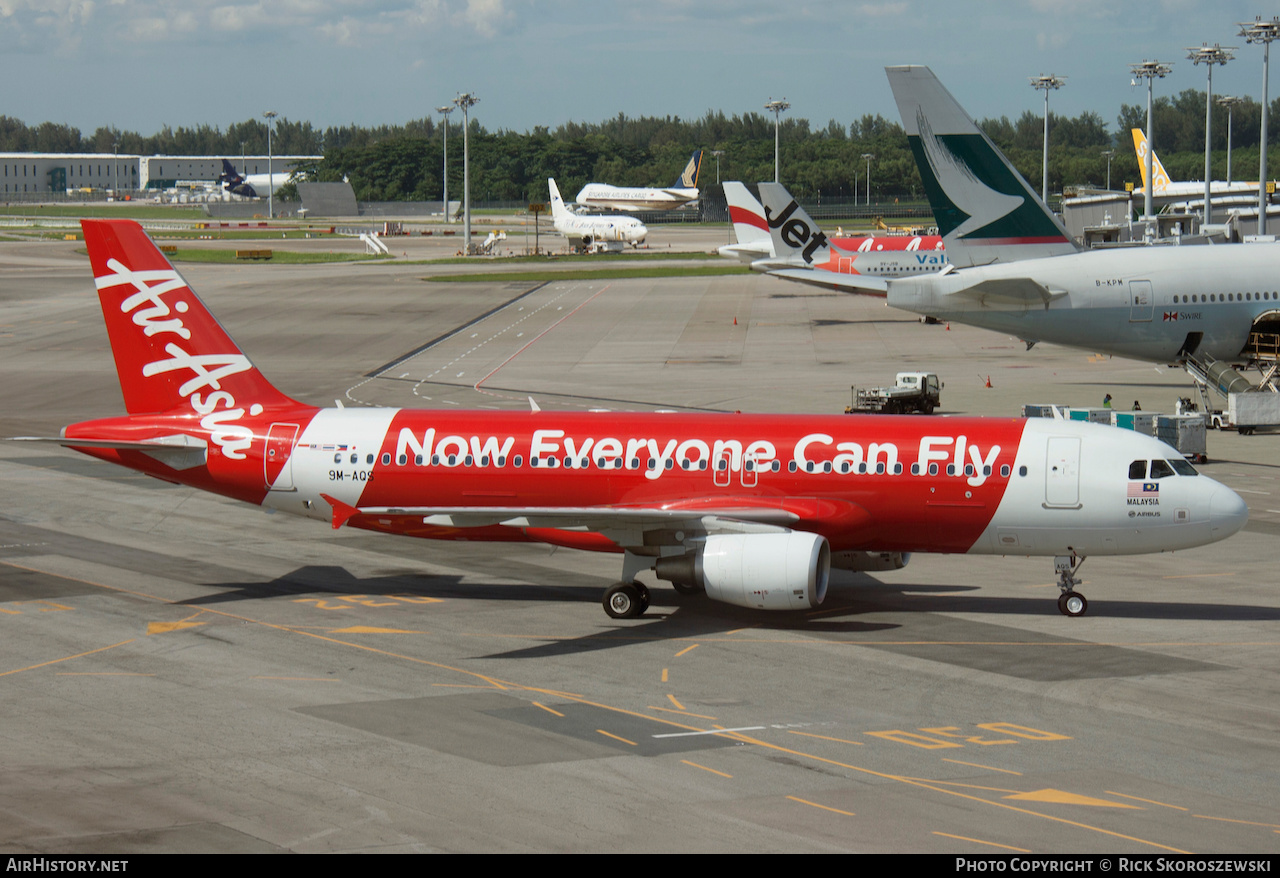 Aircraft Photo of 9M-AQS | Airbus A320-216 | AirAsia | AirHistory.net #372868