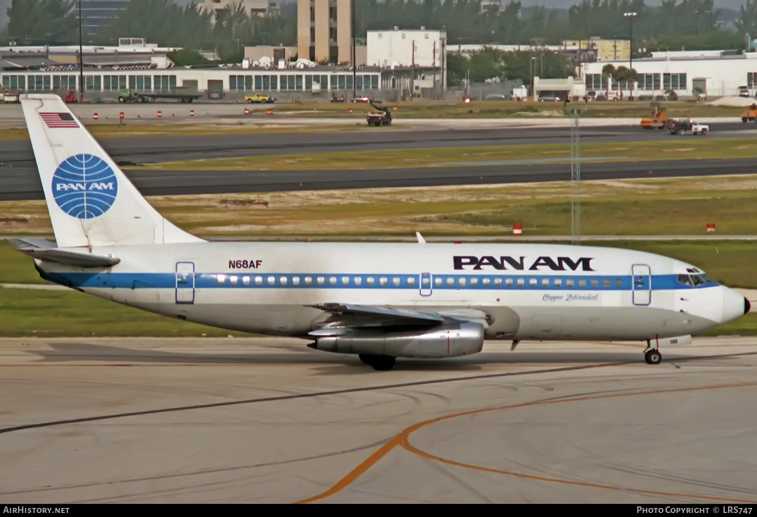 Aircraft Photo of N68AF | Boeing 737-222 | Pan American World Airways - Pan Am | AirHistory.net #372911