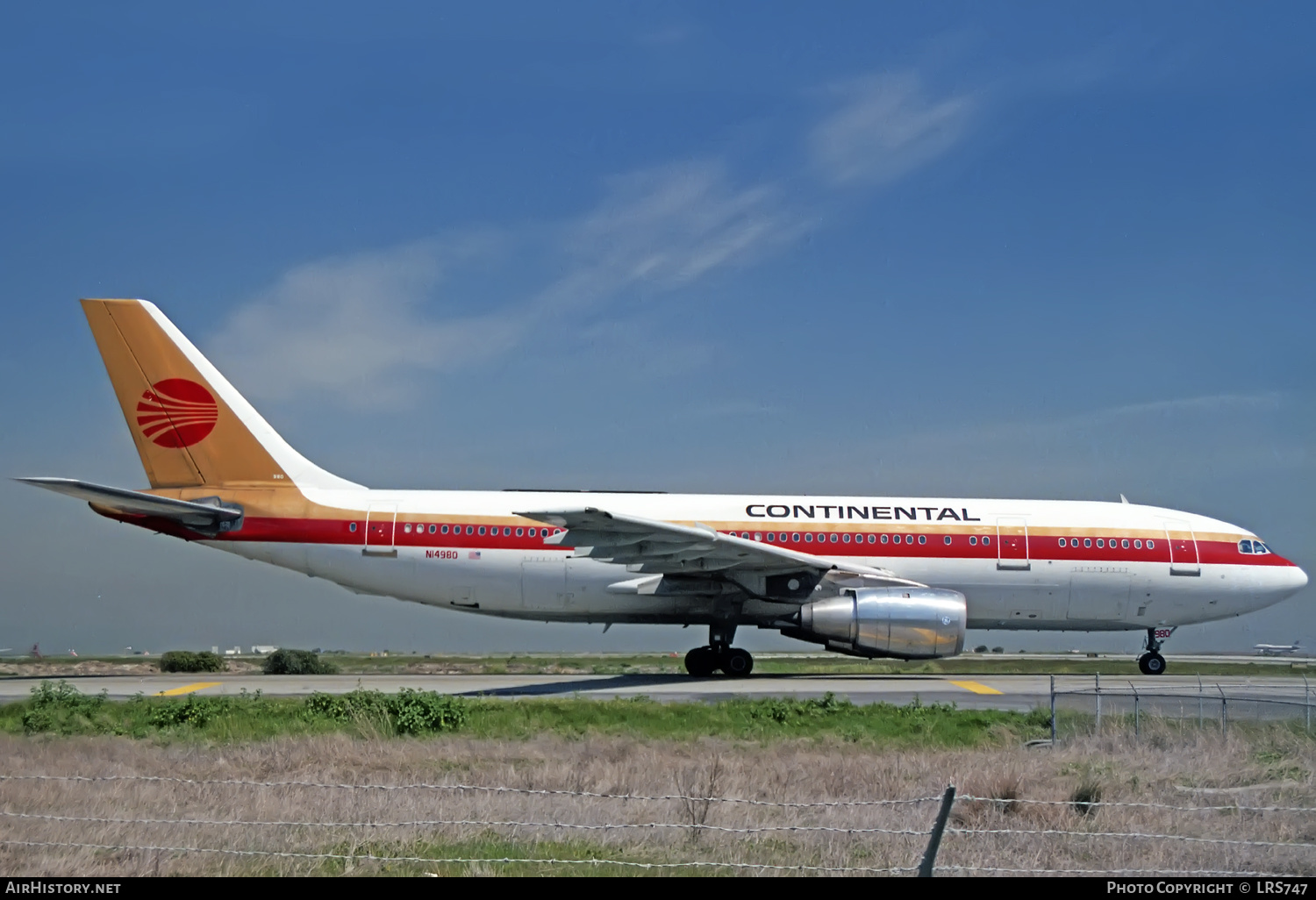 Aircraft Photo of N14980 | Airbus A300B4-103 | Continental Airlines | AirHistory.net #372913