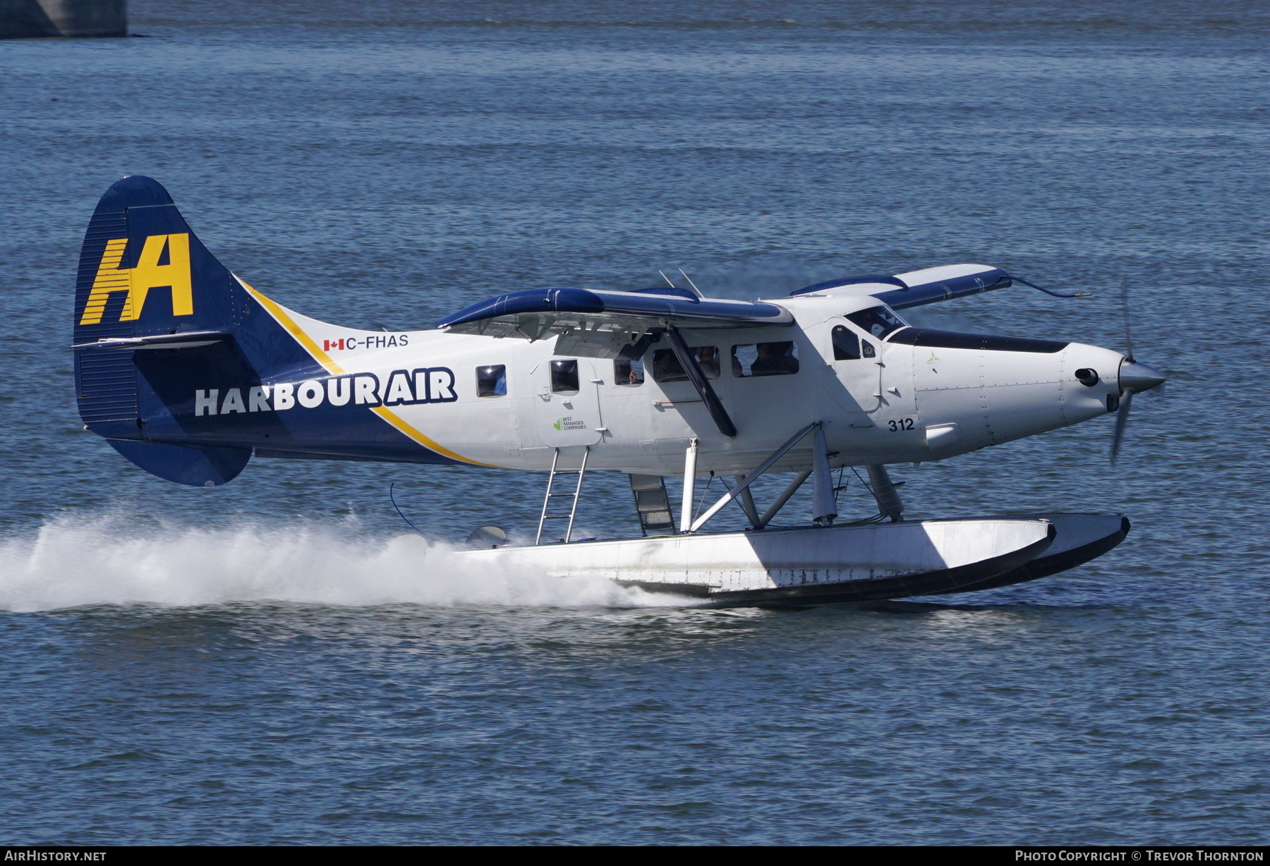 Aircraft Photo of C-FHAS | Vazar DHC-3T Turbine Otter | Harbour Air | AirHistory.net #372919