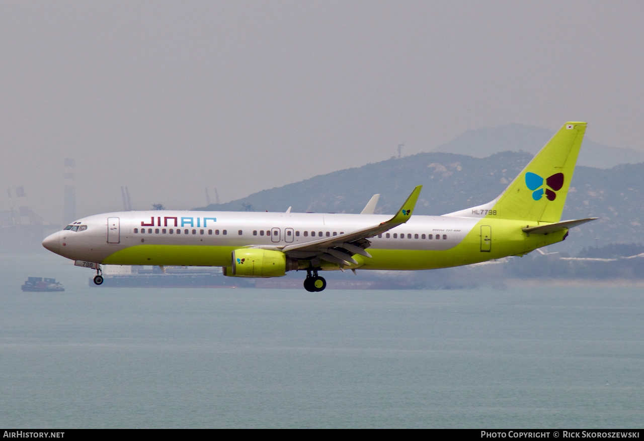 Aircraft Photo of HL7798 | Boeing 737-809 | Jin Air | AirHistory.net #372938