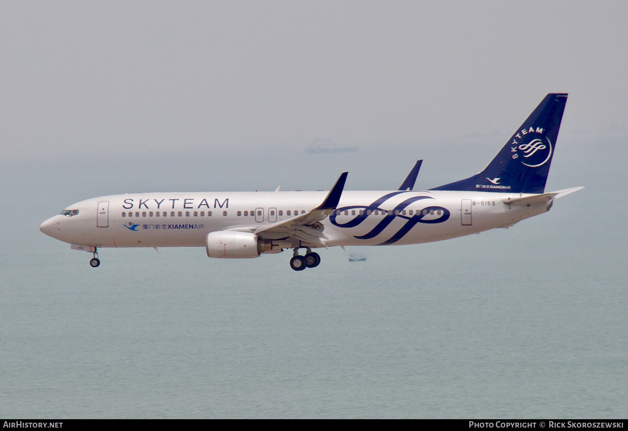 Aircraft Photo of B-5159 | Boeing 737-85C | Xiamen Airlines | AirHistory.net #372980