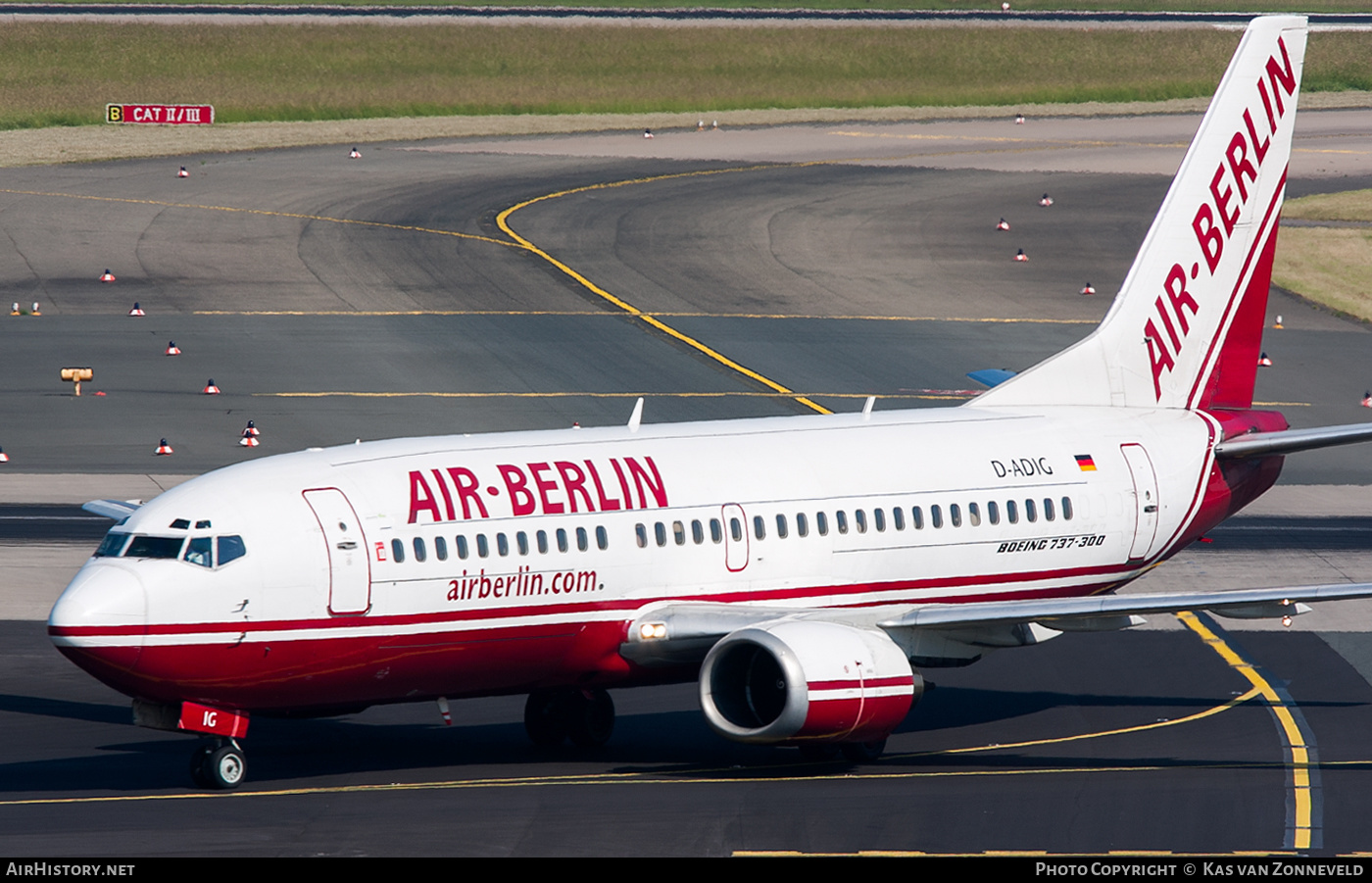 Aircraft Photo of D-ADIG | Boeing 737-3L9 | Air Berlin | AirHistory.net #372982