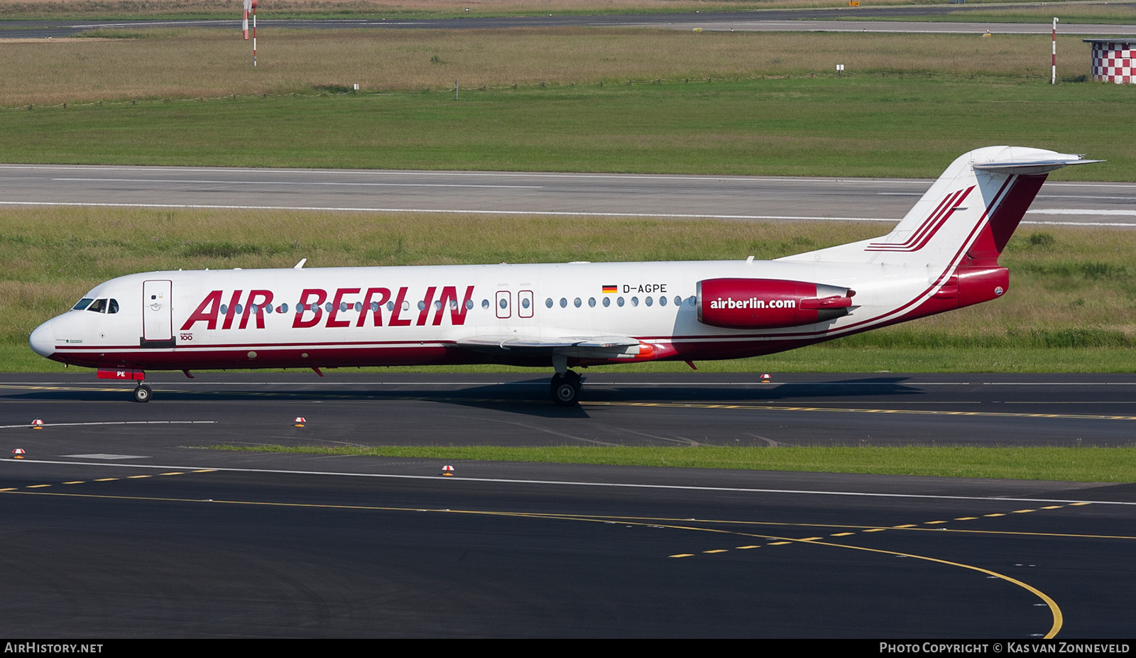 Aircraft Photo of D-AGPE | Fokker 100 (F28-0100) | Air Berlin | AirHistory.net #372984