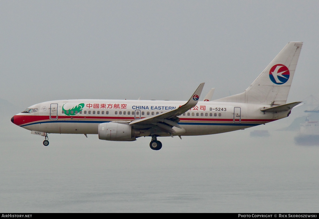 Aircraft Photo of B-5243 | Boeing 737-79P | China Eastern Airlines | AirHistory.net #372996