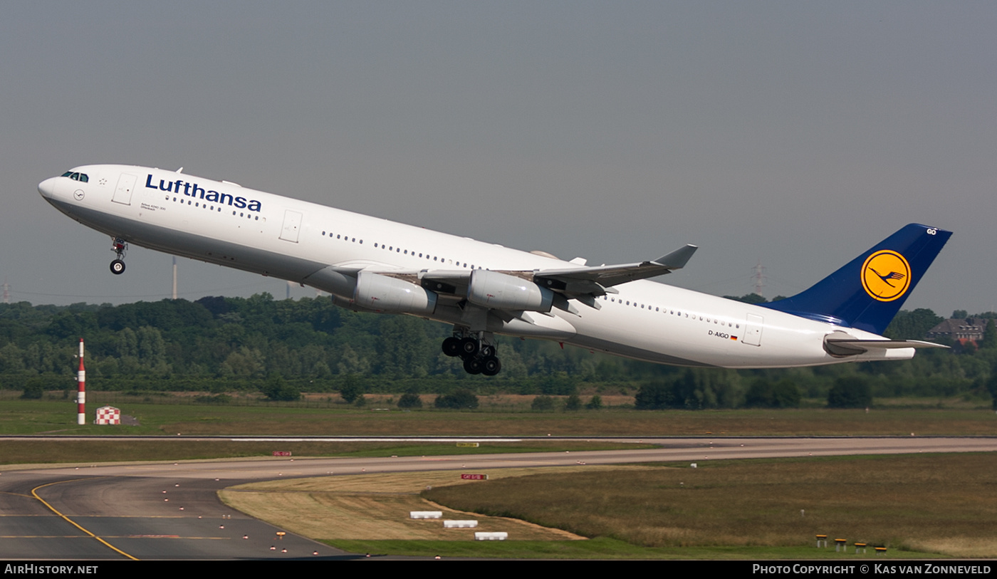 Aircraft Photo of D-AIGO | Airbus A340-313 | Lufthansa | AirHistory.net #373001