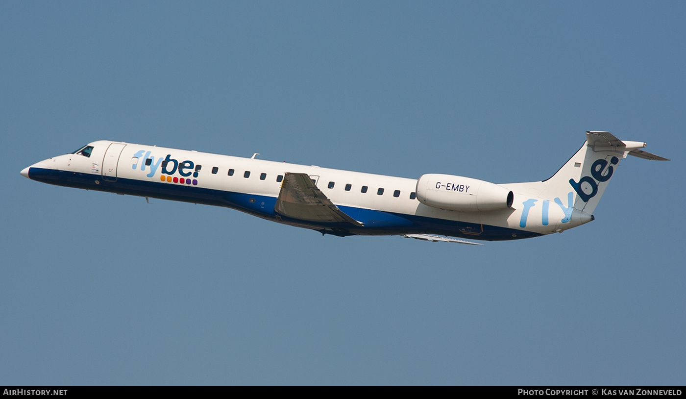 Aircraft Photo of G-EMBY | Embraer ERJ-145EU (EMB-145EU) | Flybe | AirHistory.net #373018