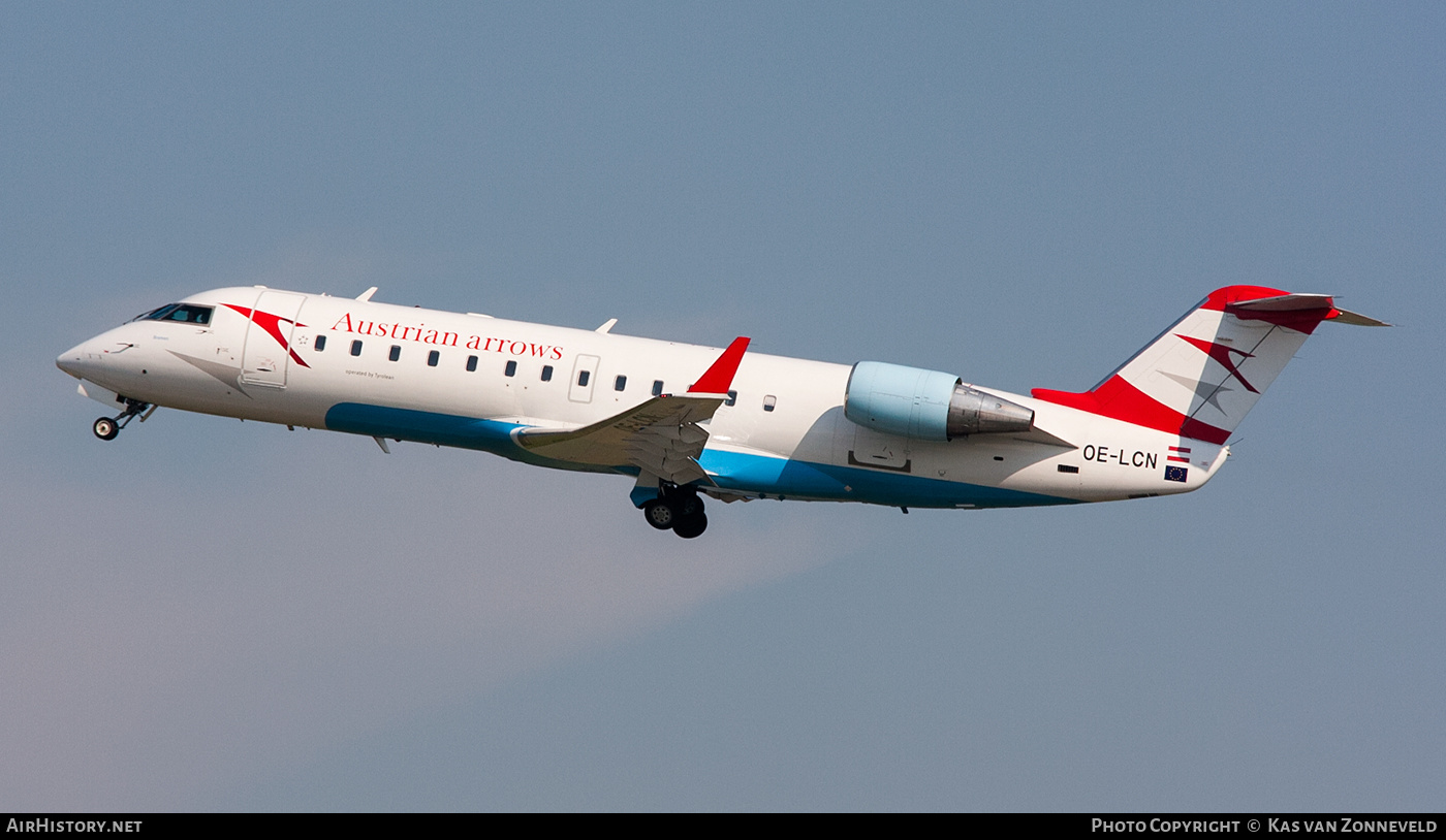 Aircraft Photo of OE-LCN | Bombardier CRJ-200LR (CL-600-2B19) | Austrian Arrows | AirHistory.net #373025