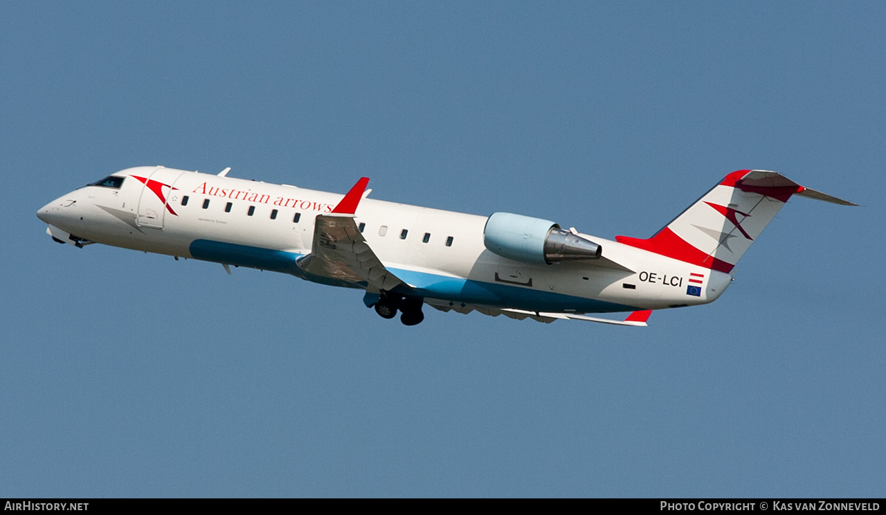 Aircraft Photo of OE-LCI | Canadair CRJ-200LR (CL-600-2B19) | Austrian Arrows | AirHistory.net #373026
