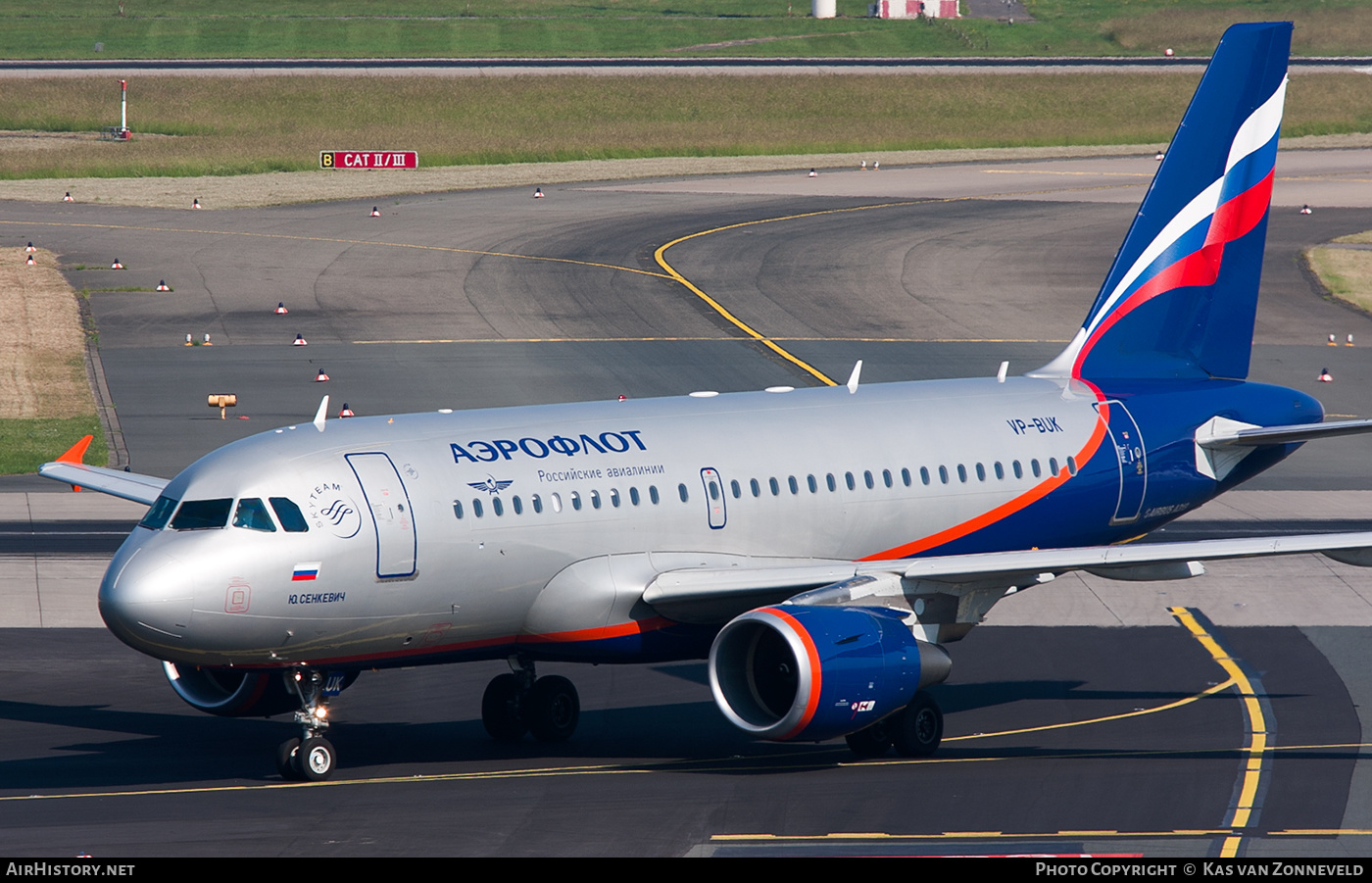 Aircraft Photo of VP-BUK | Airbus A319-111 | Aeroflot - Russian Airlines | AirHistory.net #373032