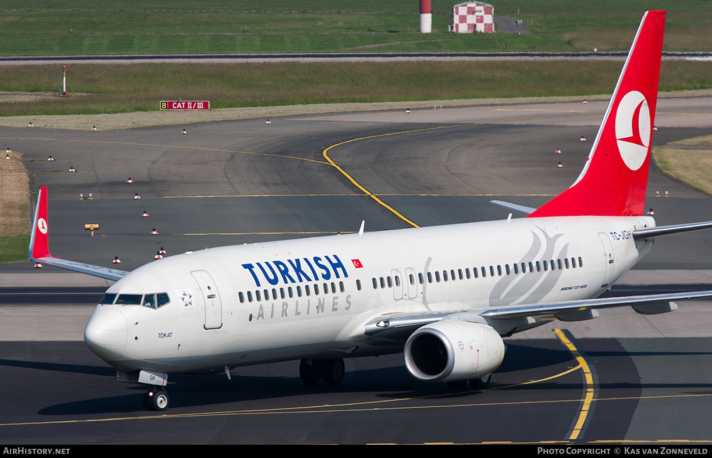 Aircraft Photo of TC-JGH | Boeing 737-8F2 | Turkish Airlines | AirHistory.net #373040