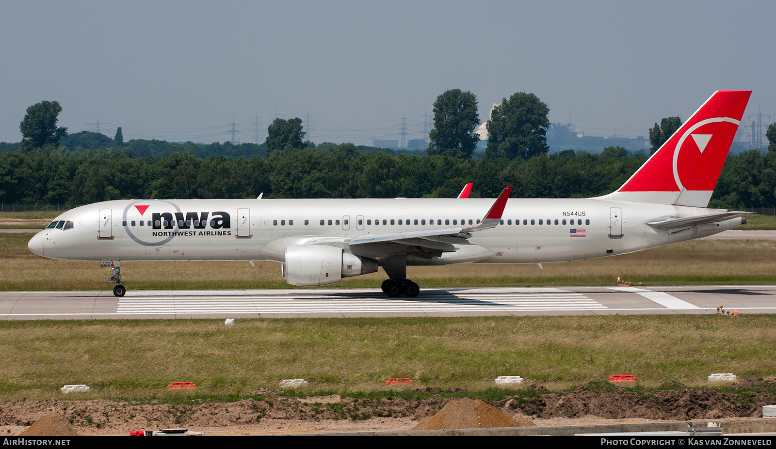 Aircraft Photo of N544US | Boeing 757-251 | Northwest Airlines | AirHistory.net #373042