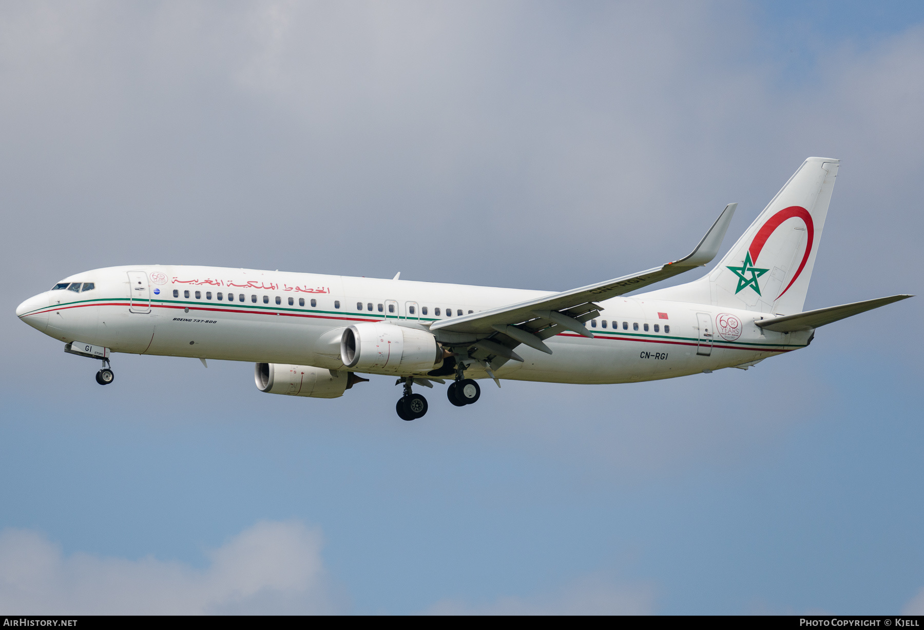 Aircraft Photo of CN-RGI | Boeing 737-86N | Royal Air Maroc - RAM | AirHistory.net #373054