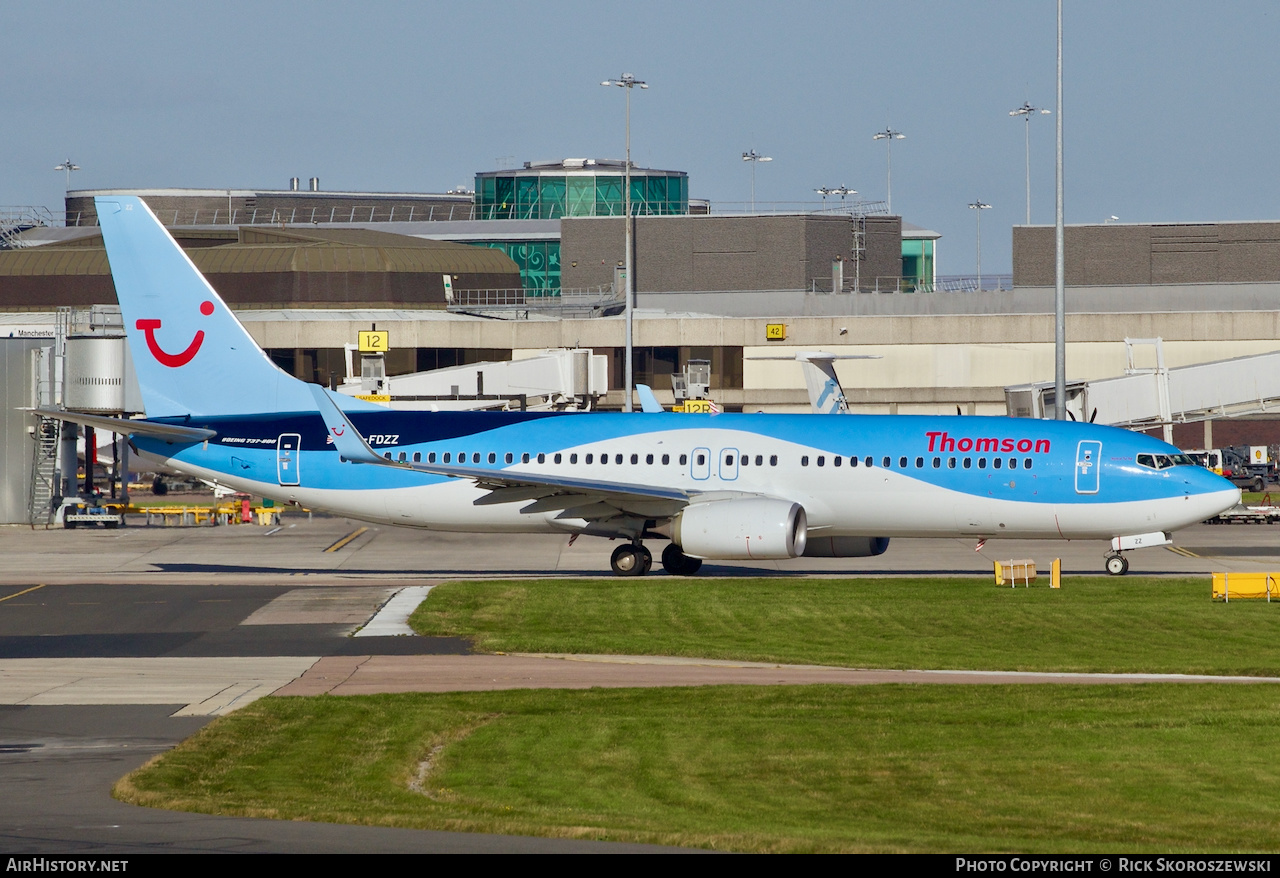 Aircraft Photo of G-FDZZ | Boeing 737-8K5 | Thomson Airways | AirHistory.net #373081